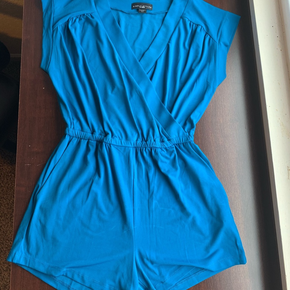 Turquoise Romper